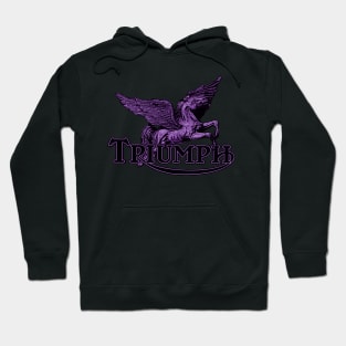 Papa Hash Apparel: Triumphant Purple Peg Hoodie